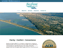 Tablet Screenshot of bayfrontopenmri.com